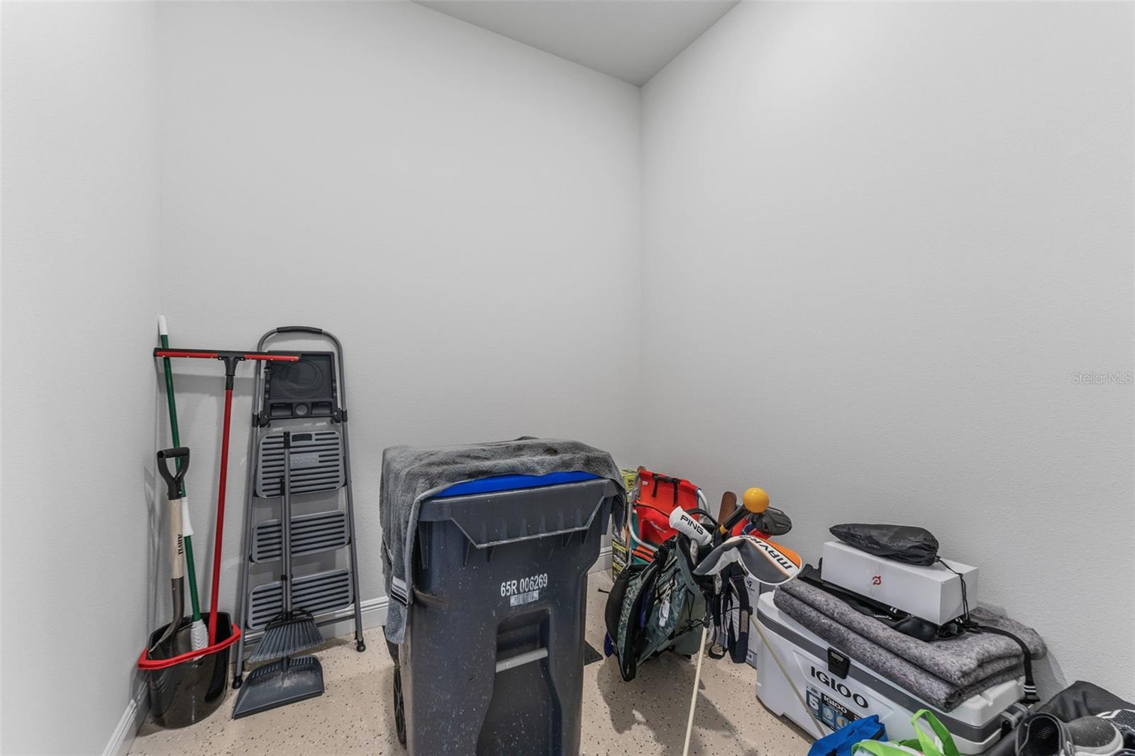 Storage Room Inside the Garage