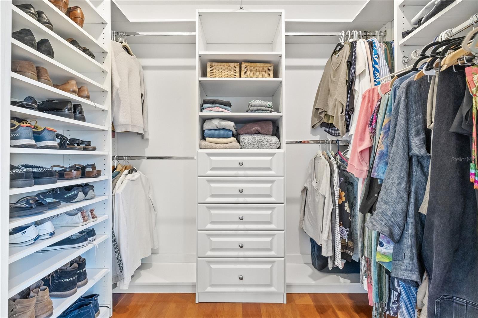 Enjoy the spacious walk-in California closet adding an extra layer of convenience and luxury.