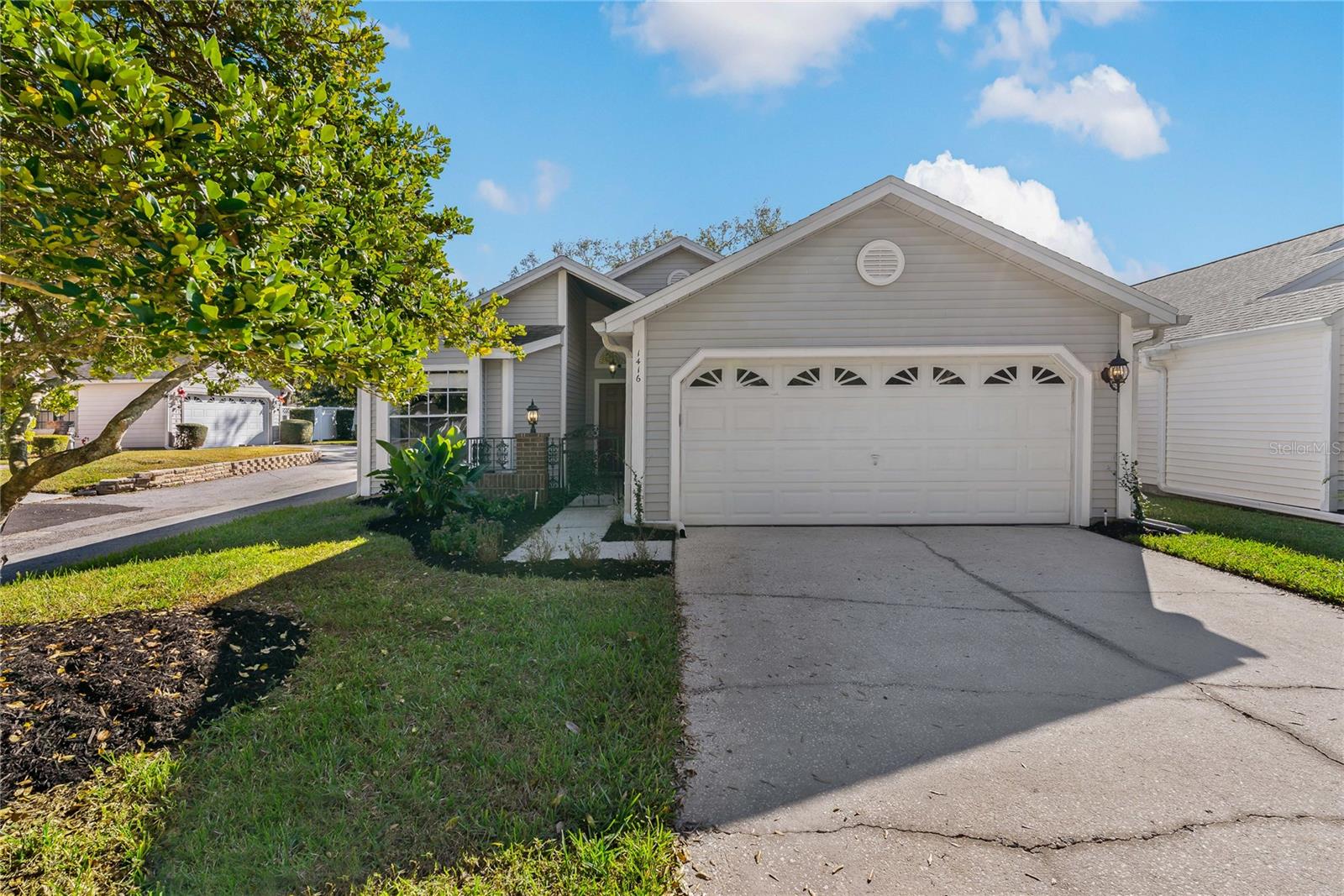 Front of Landscaped Home