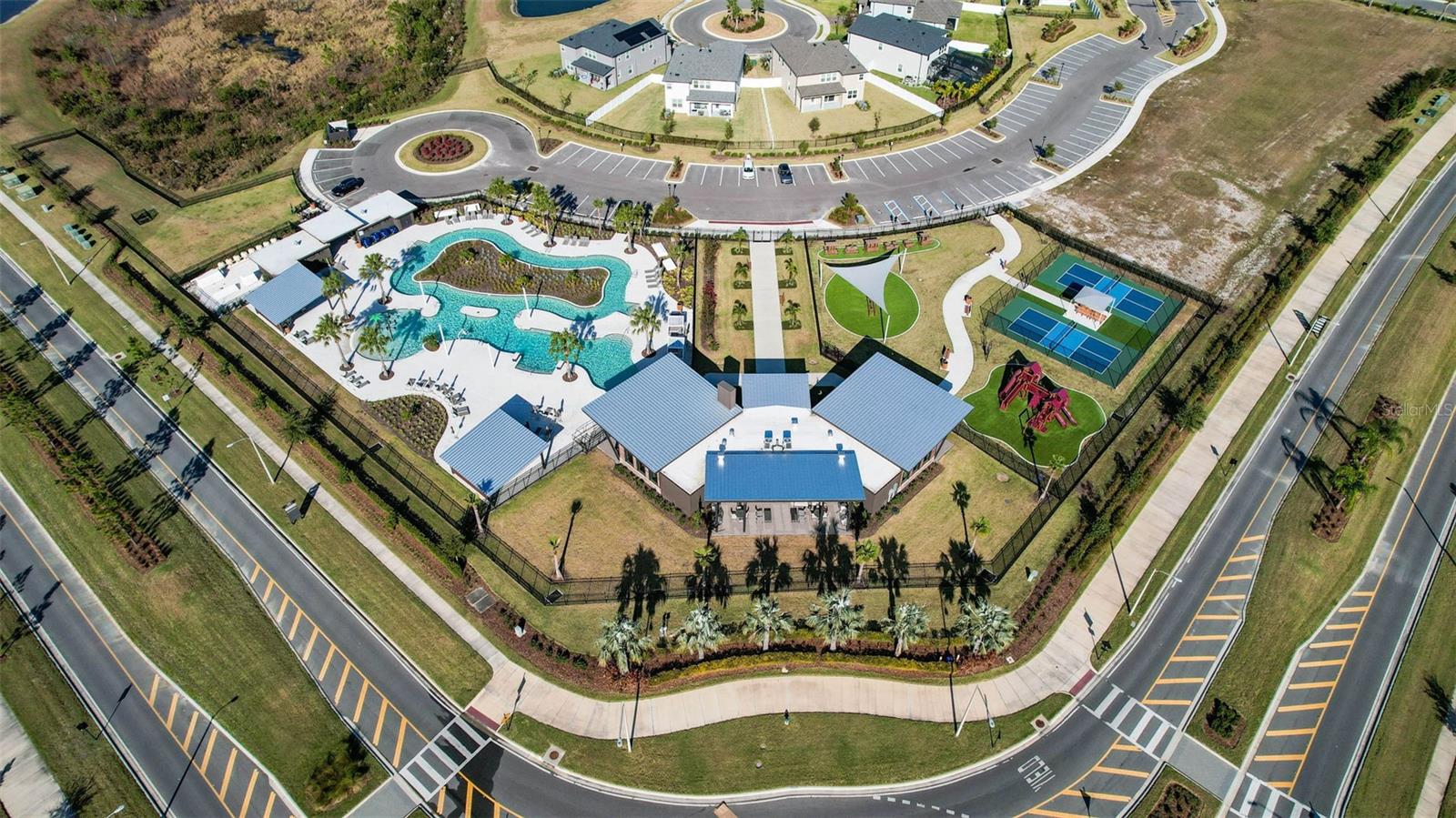 Lazy River, clubhouse, playground, dog park, tennis, pool...