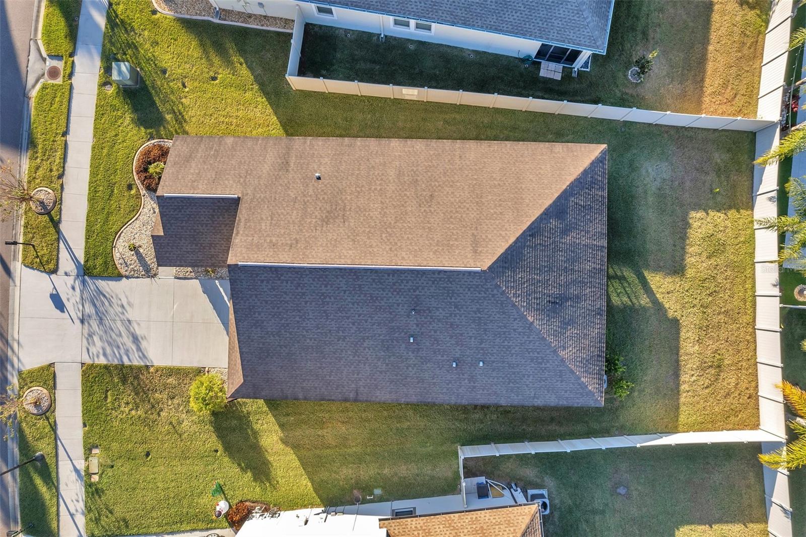 Over head view of the property