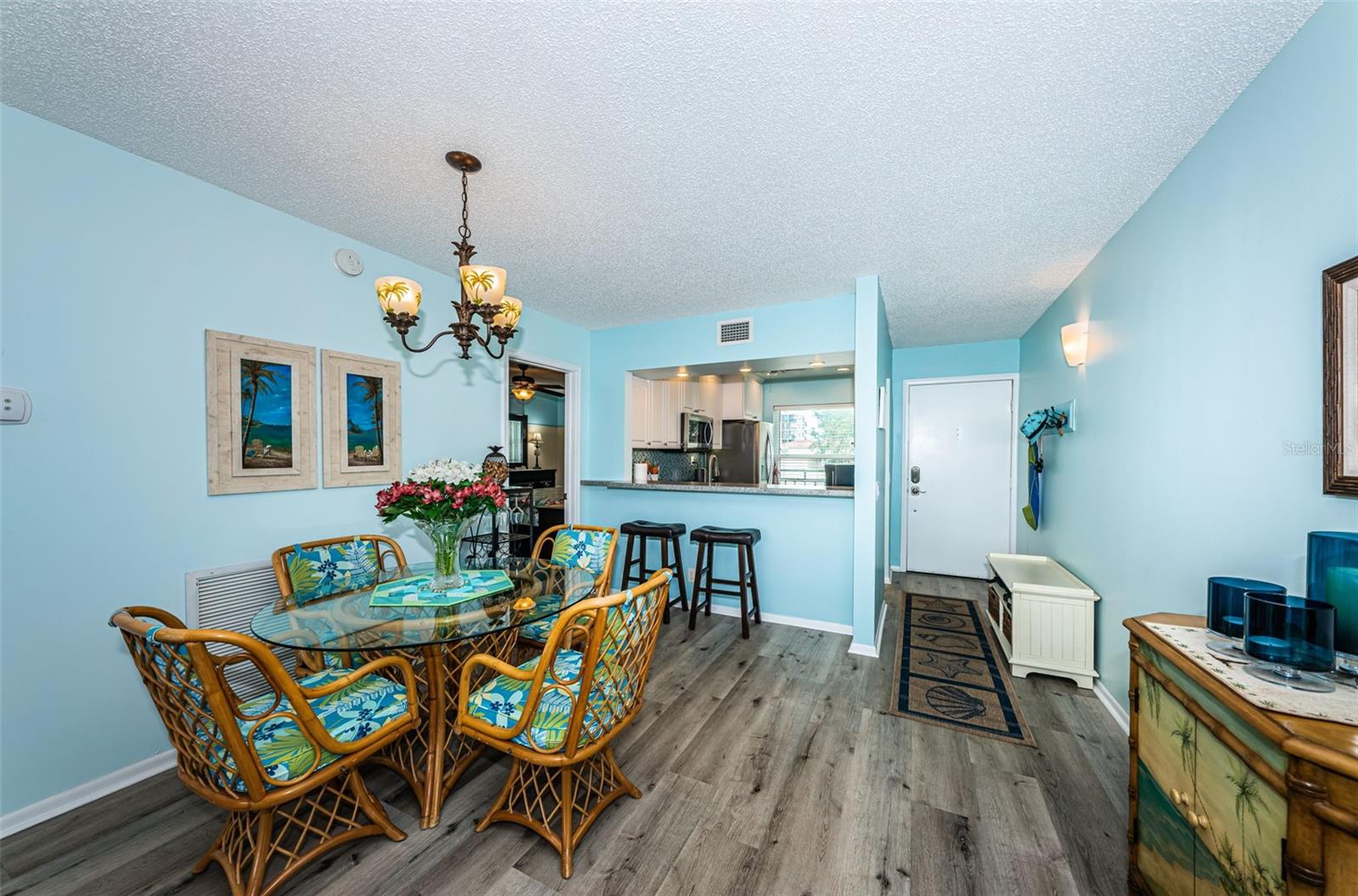 View of dining area and entryway