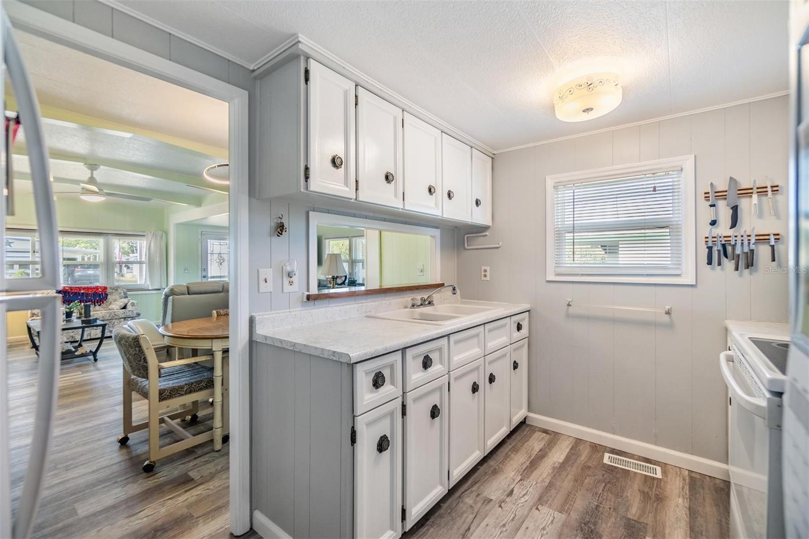 Great kitchen with plenty of storage.