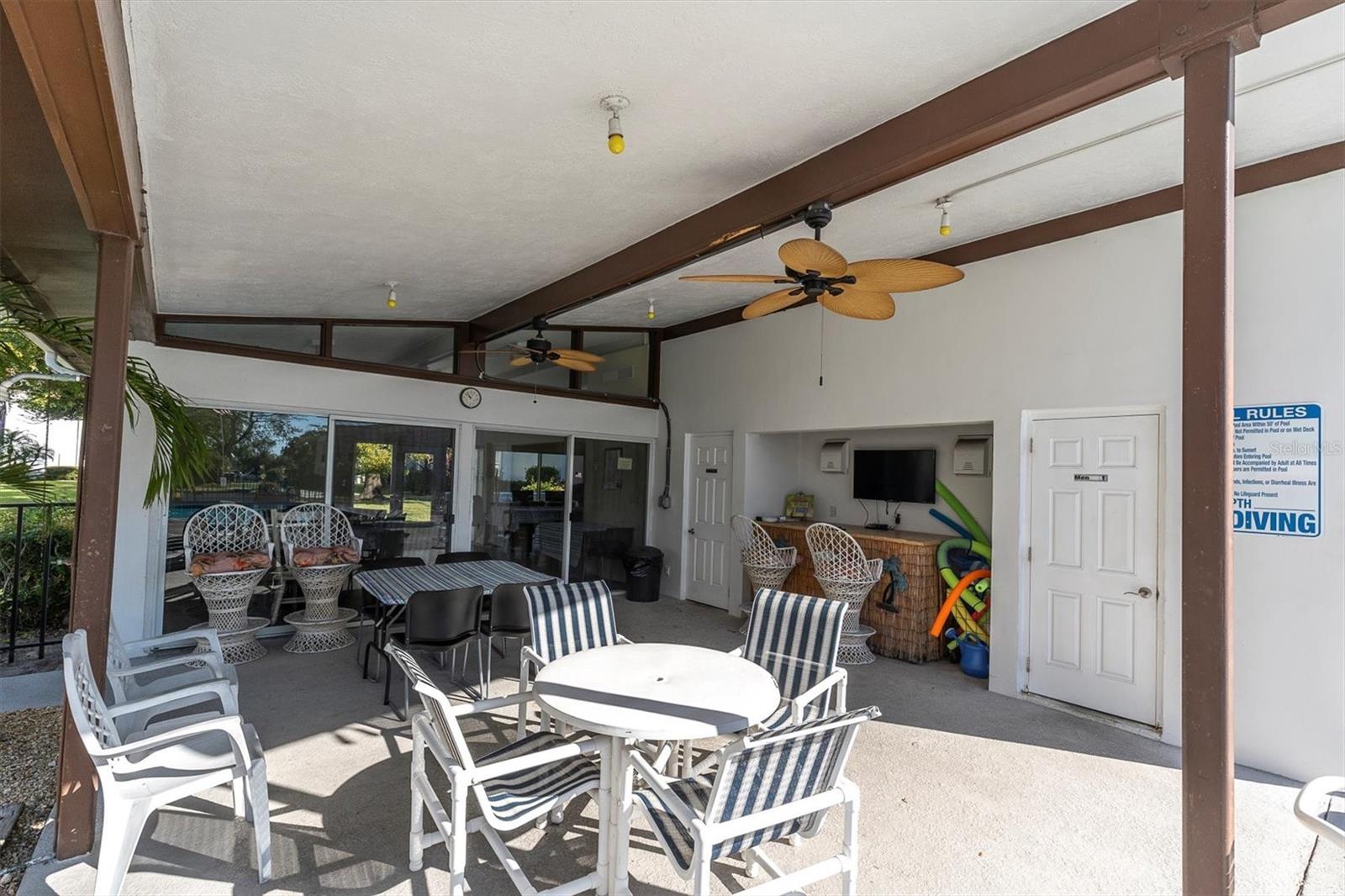 Covered Lanai at Community Pool