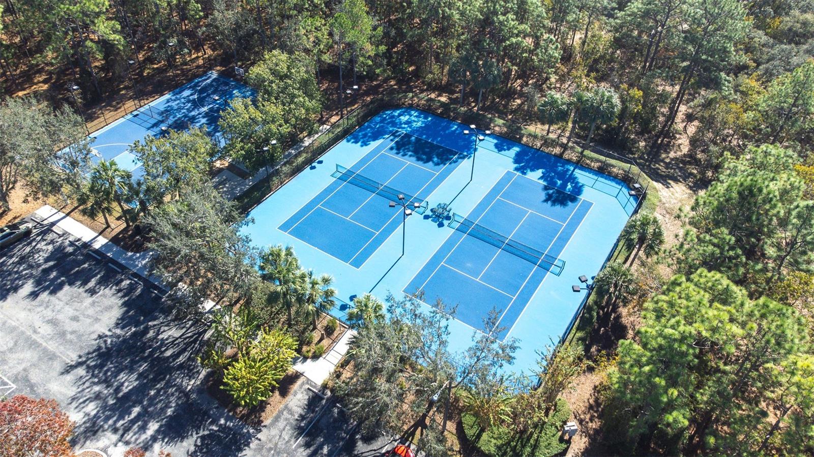 Lighted Tennis courts