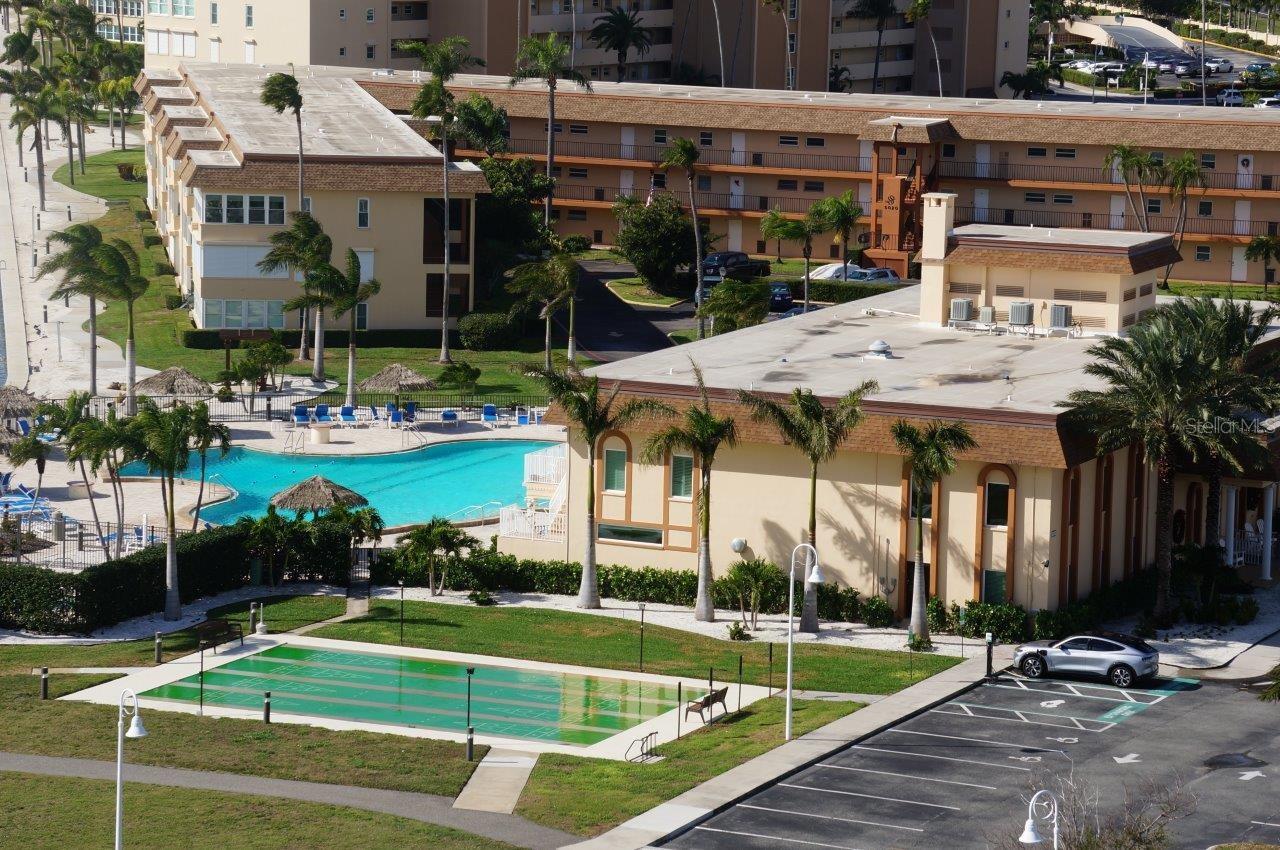 Shuffleboard Clubhouse and Building One Seen here