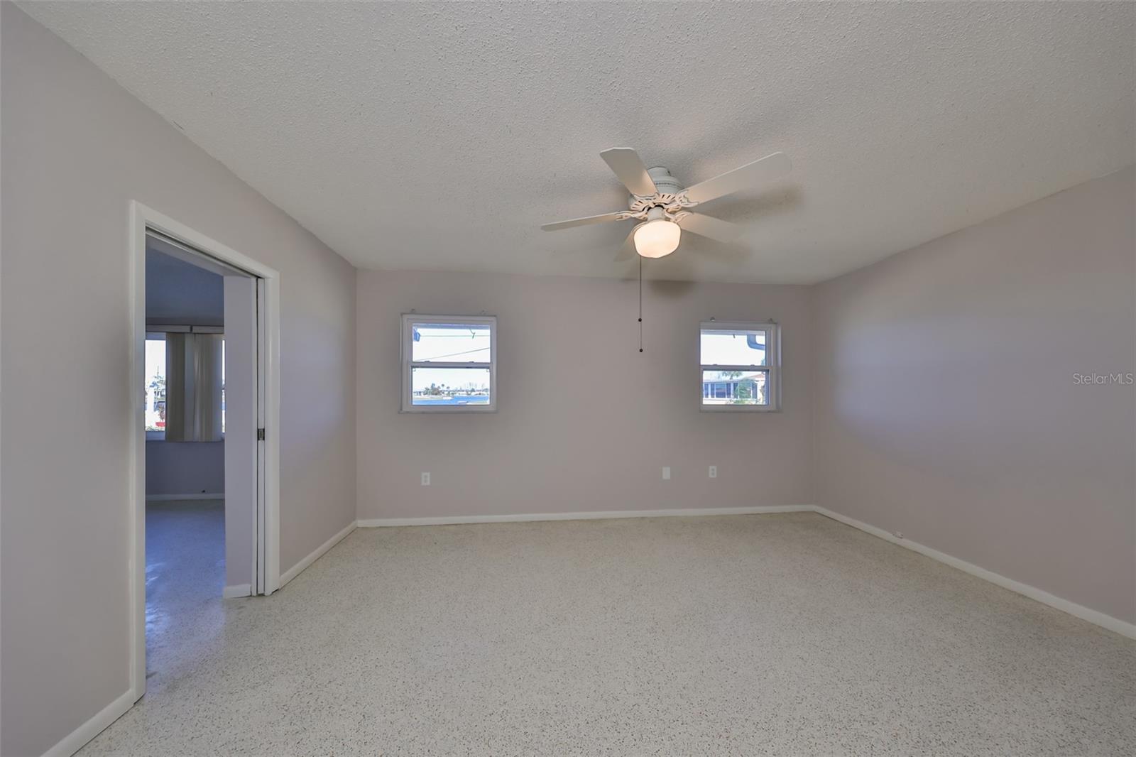 Primary bedroom, waterview, Florida Room on left