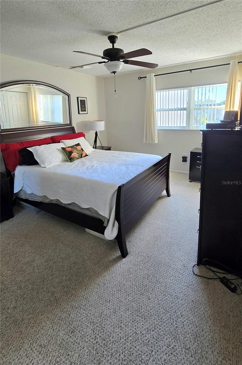 Bedroom overlooking the pond.