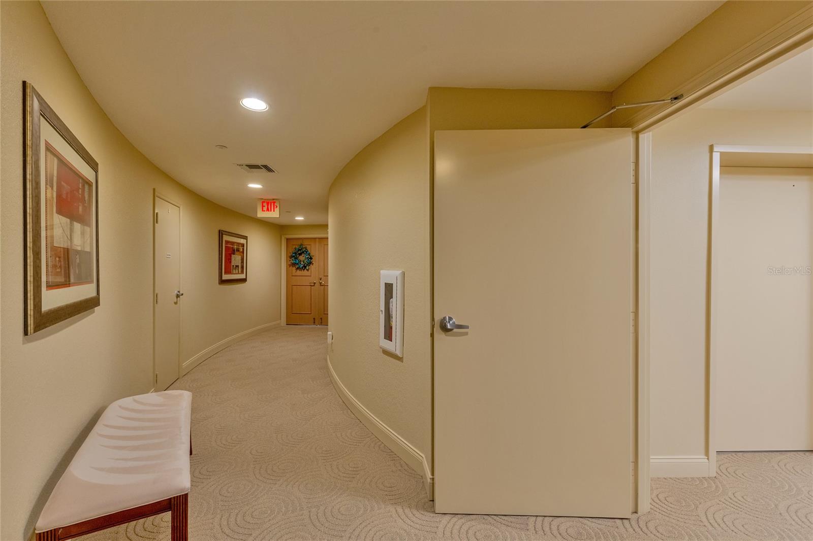 Private hallway to your new front door!