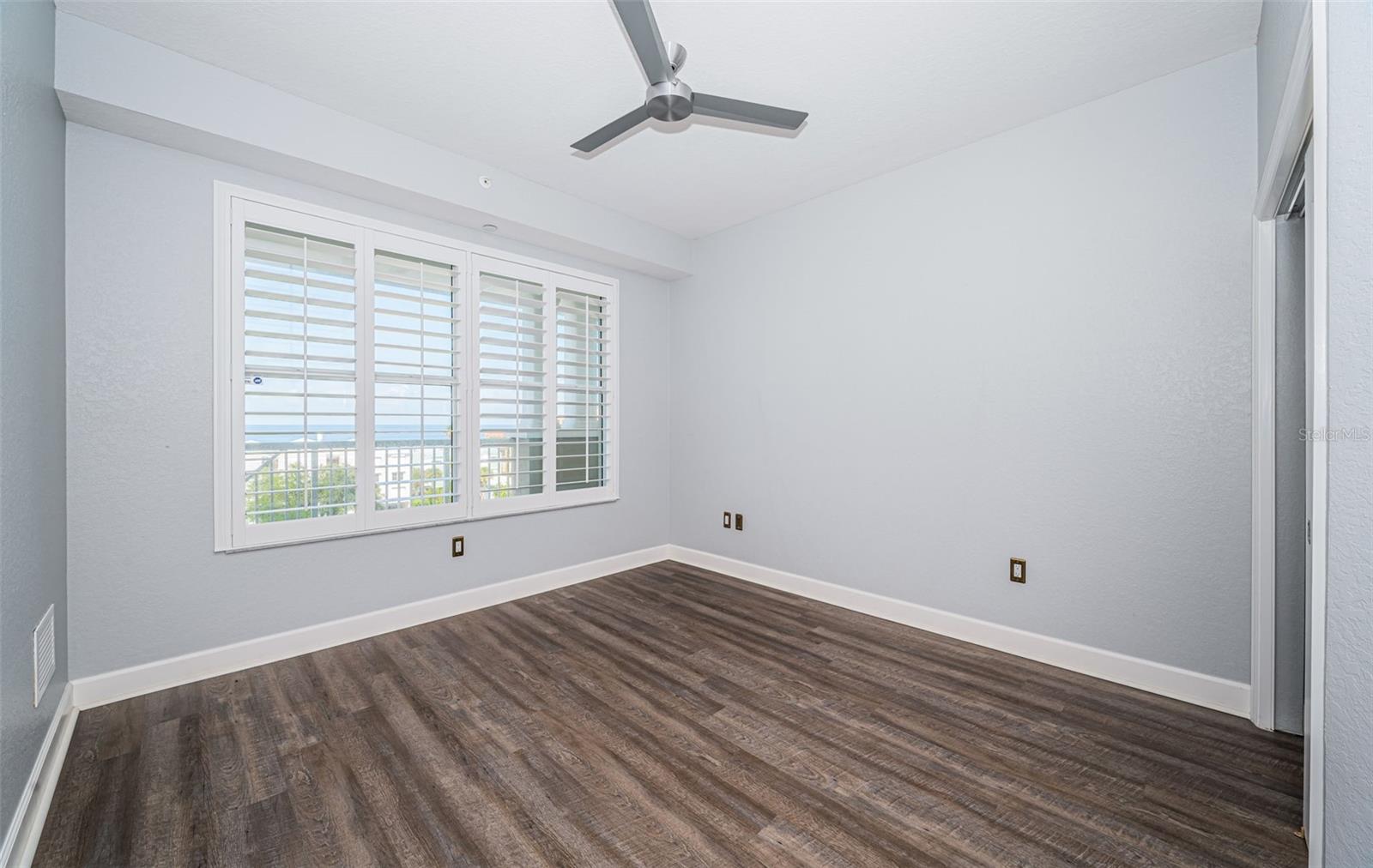 Bedroom #2 with a view of the Gulf of Mexico!