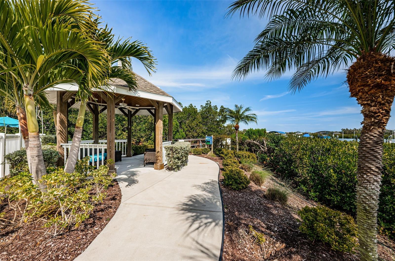 Gazebo off the Pool area