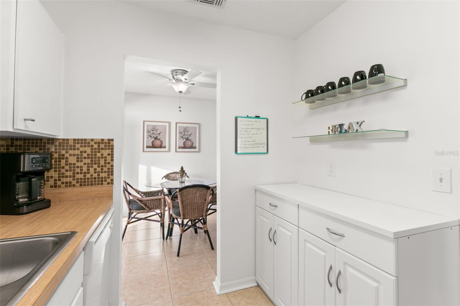 Kitchen showing Buffet Cabinet