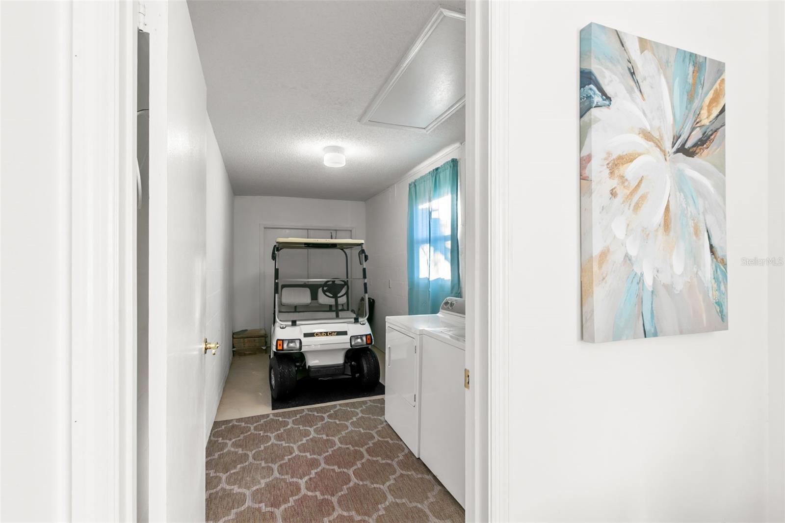 Laundry Room/Mud Room and Golf Cart Garage