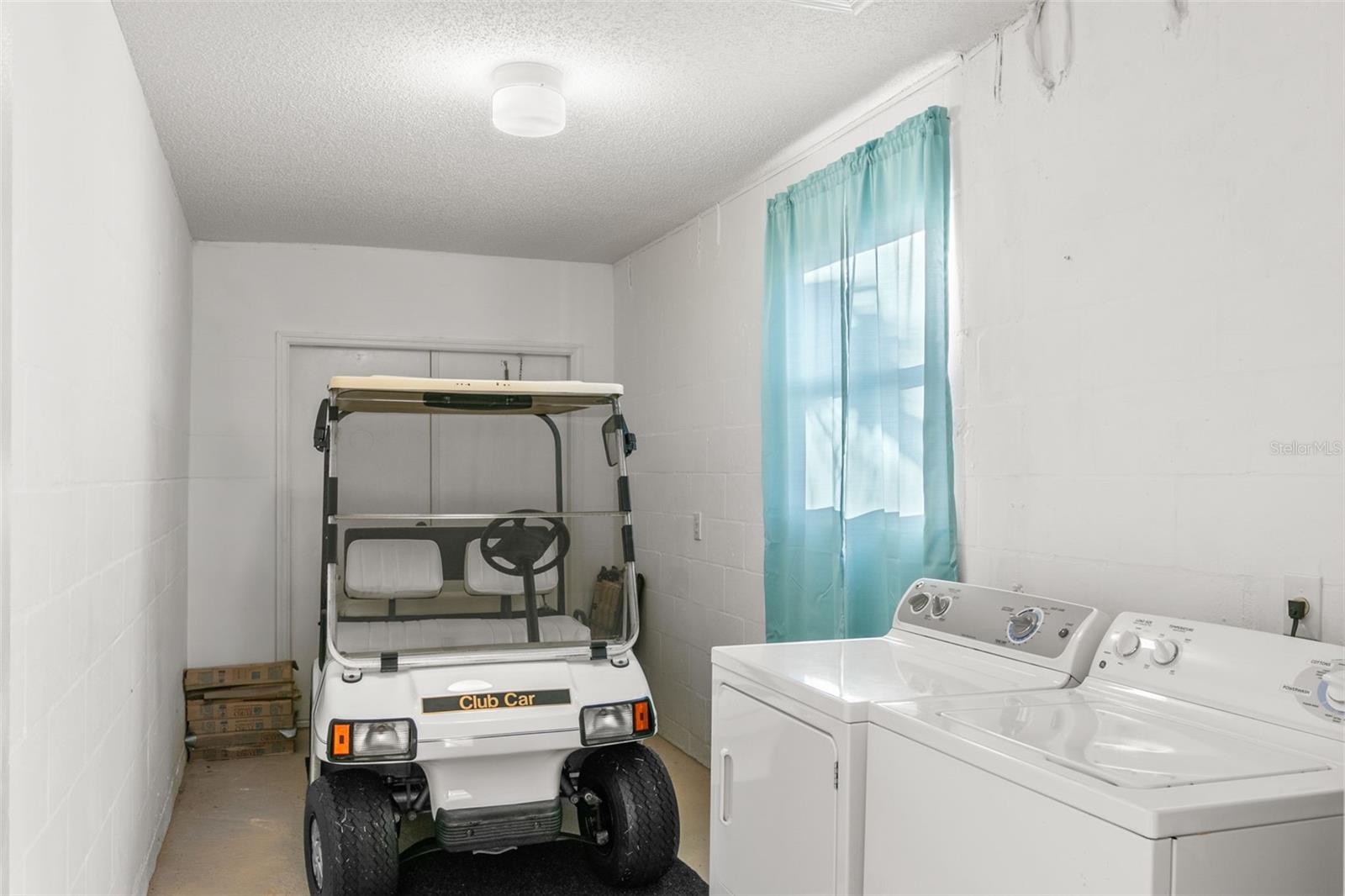 Laundry and Golf Cart Storage