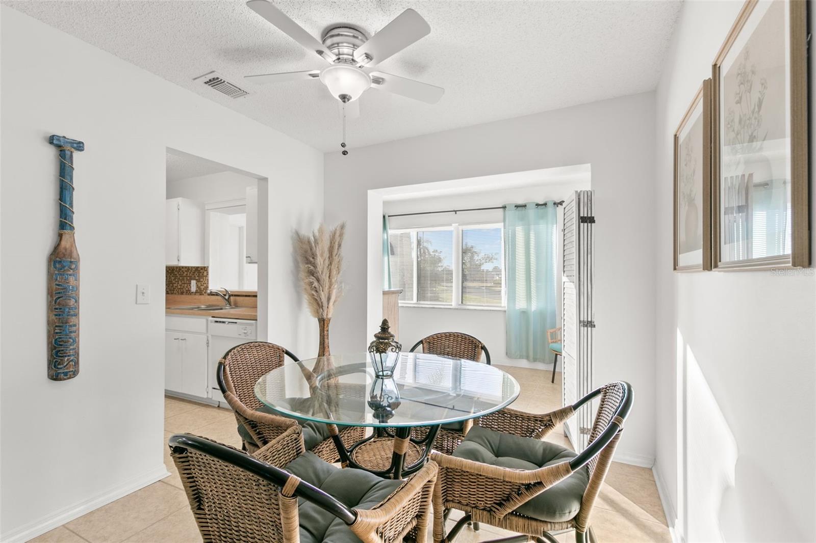 Dining Room - View into Kitchen and Florida Room