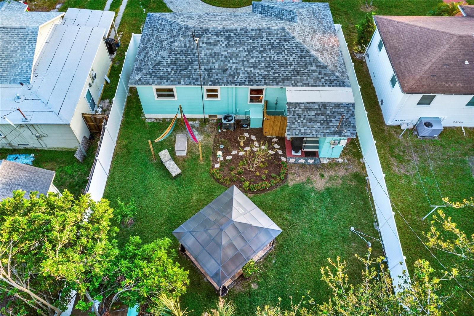 aerial of home