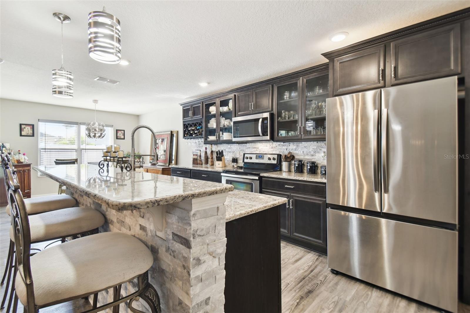 Granite oversized counters