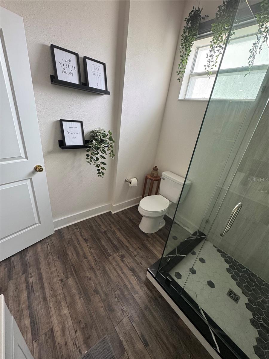 Downstairs/Pool  Full Bathroom!