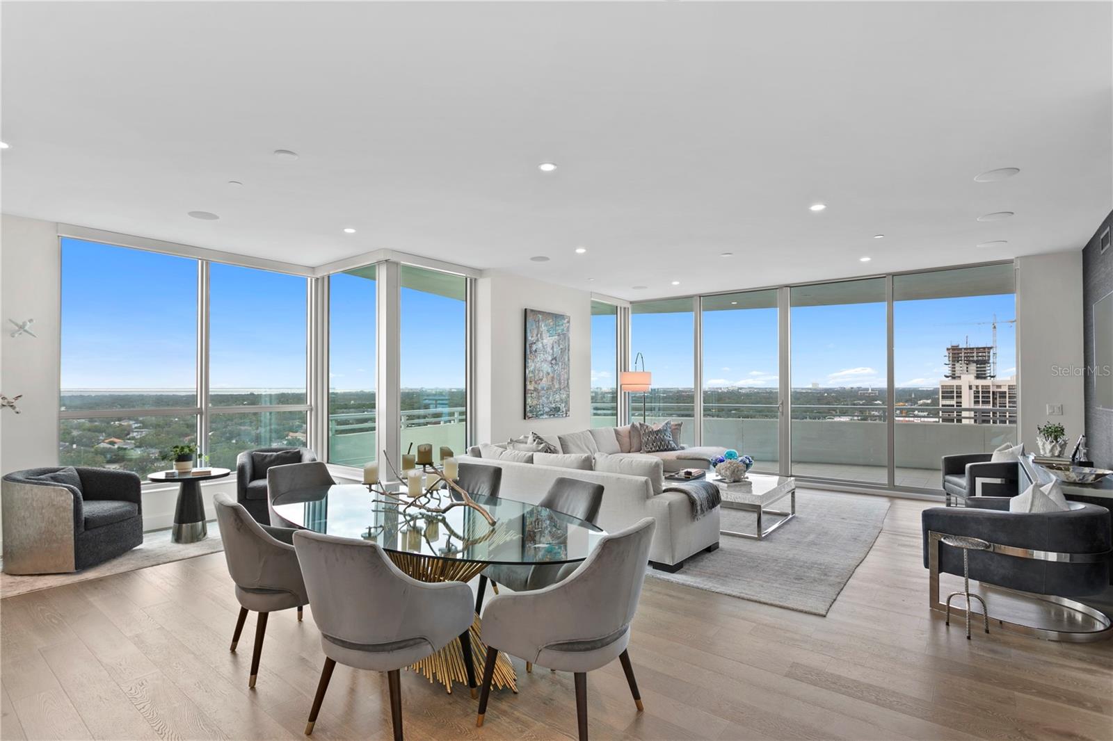 A lovely dining space that blends seamlessly into living/great room.