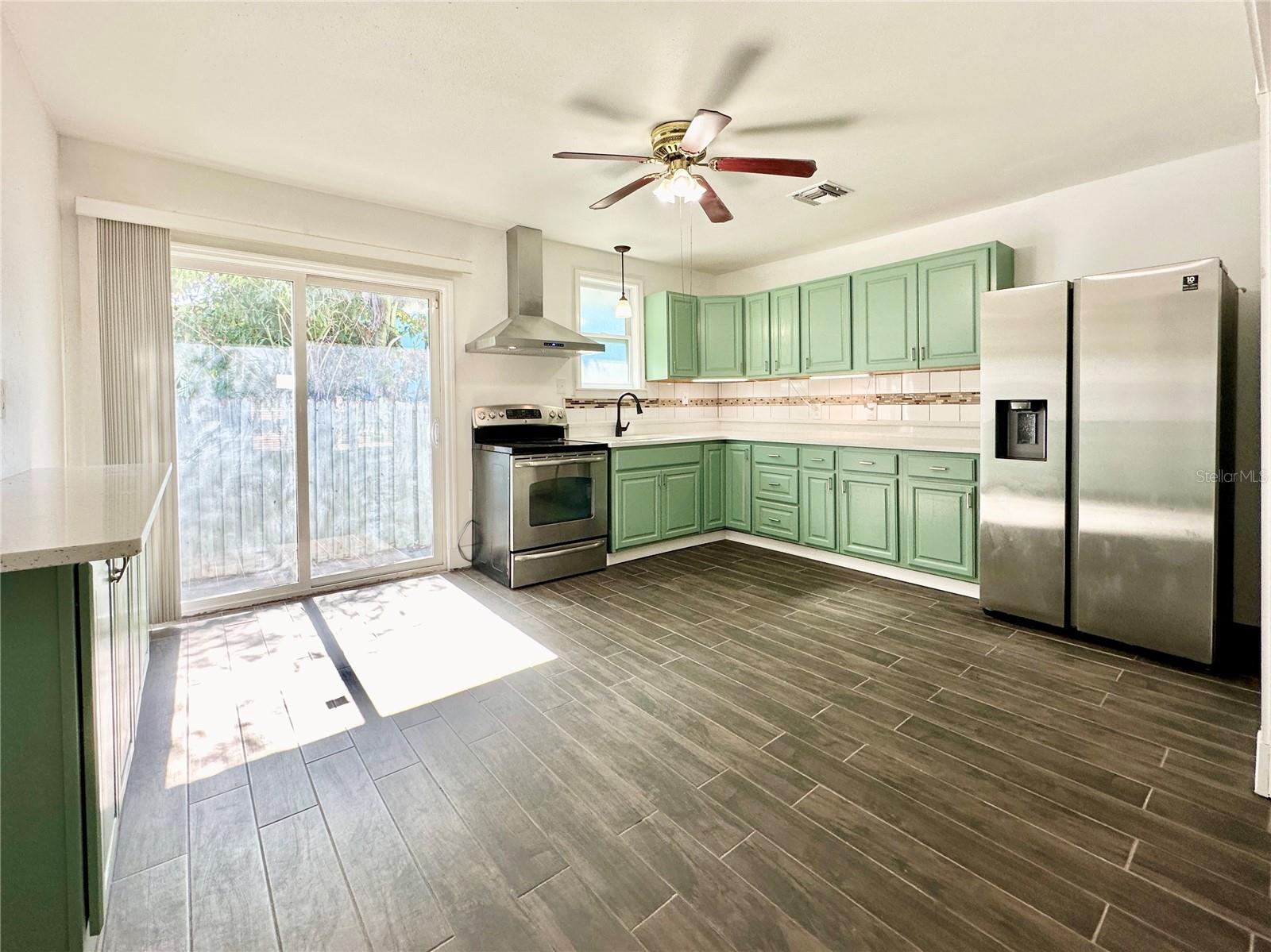 Kitchen in Larger Unit