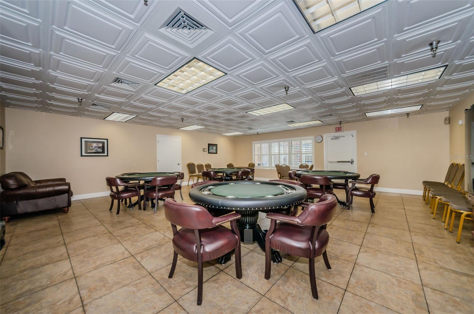 Community amenities Card Room