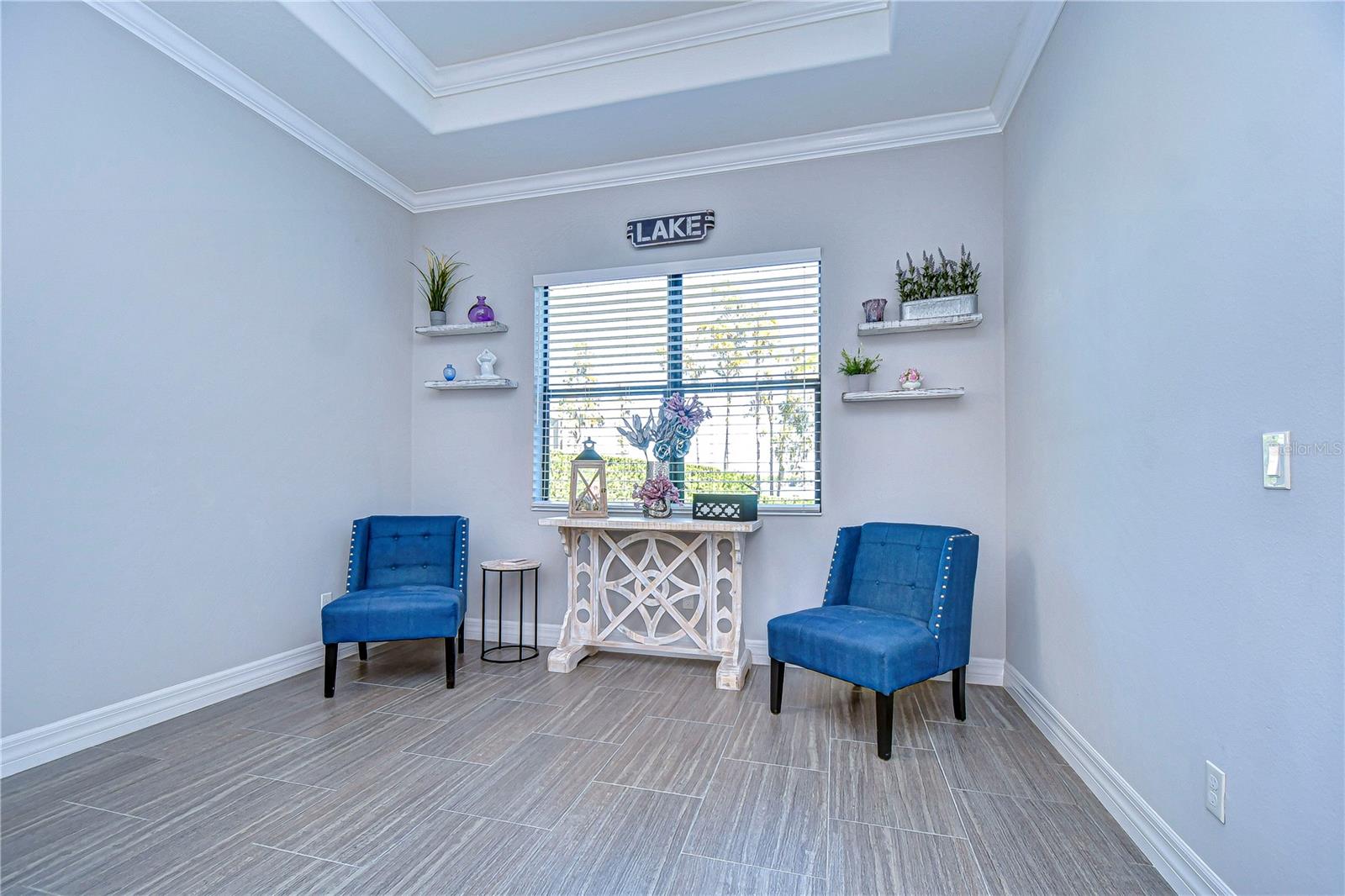 Primary bedroom extended sitting area