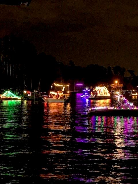 Lakeside boat parade