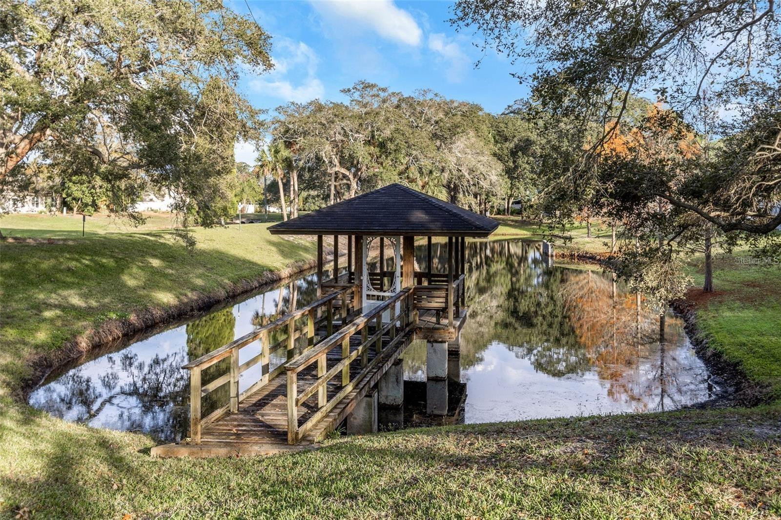 Pond and Gazebo