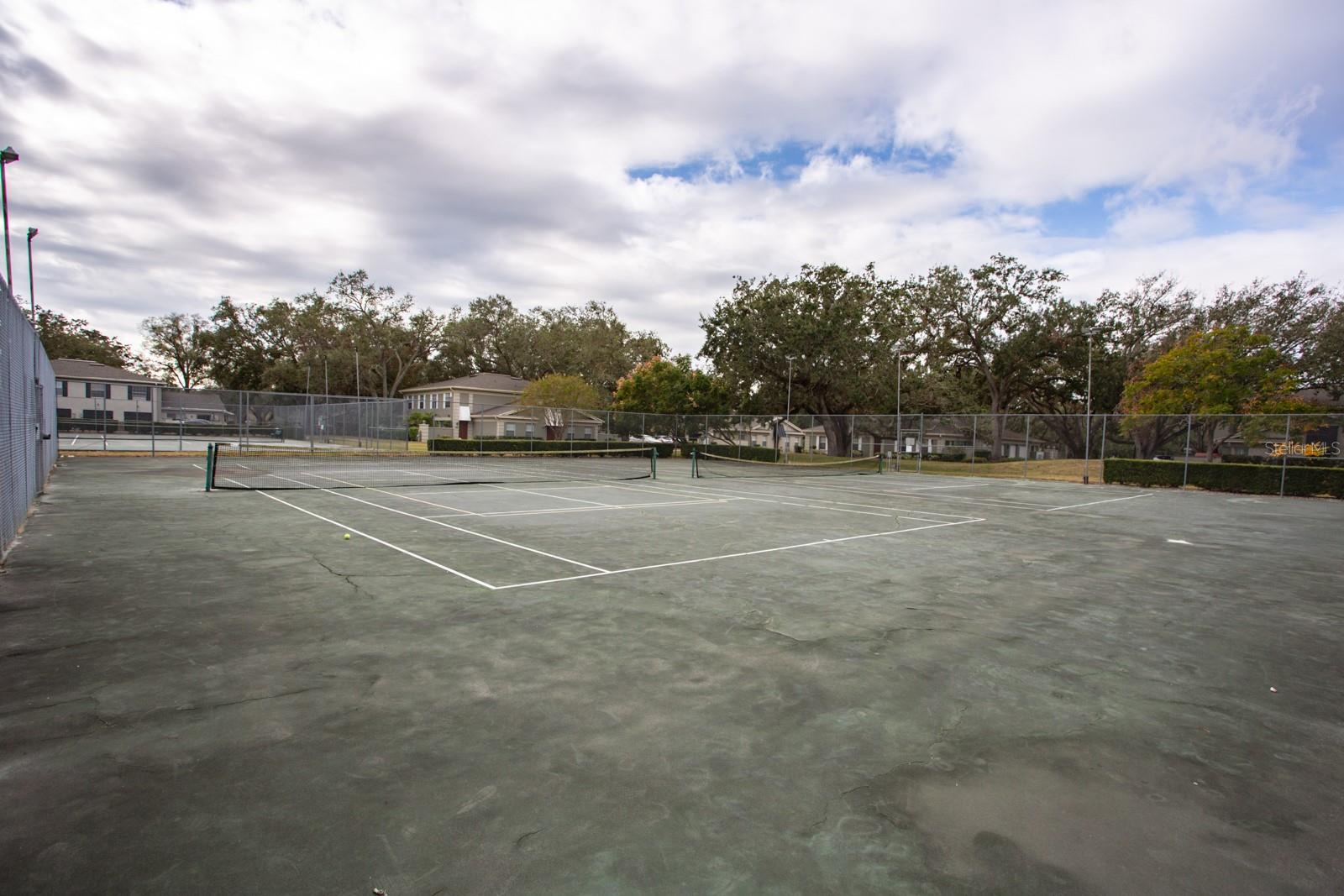 Tennis Courts acroos from your home