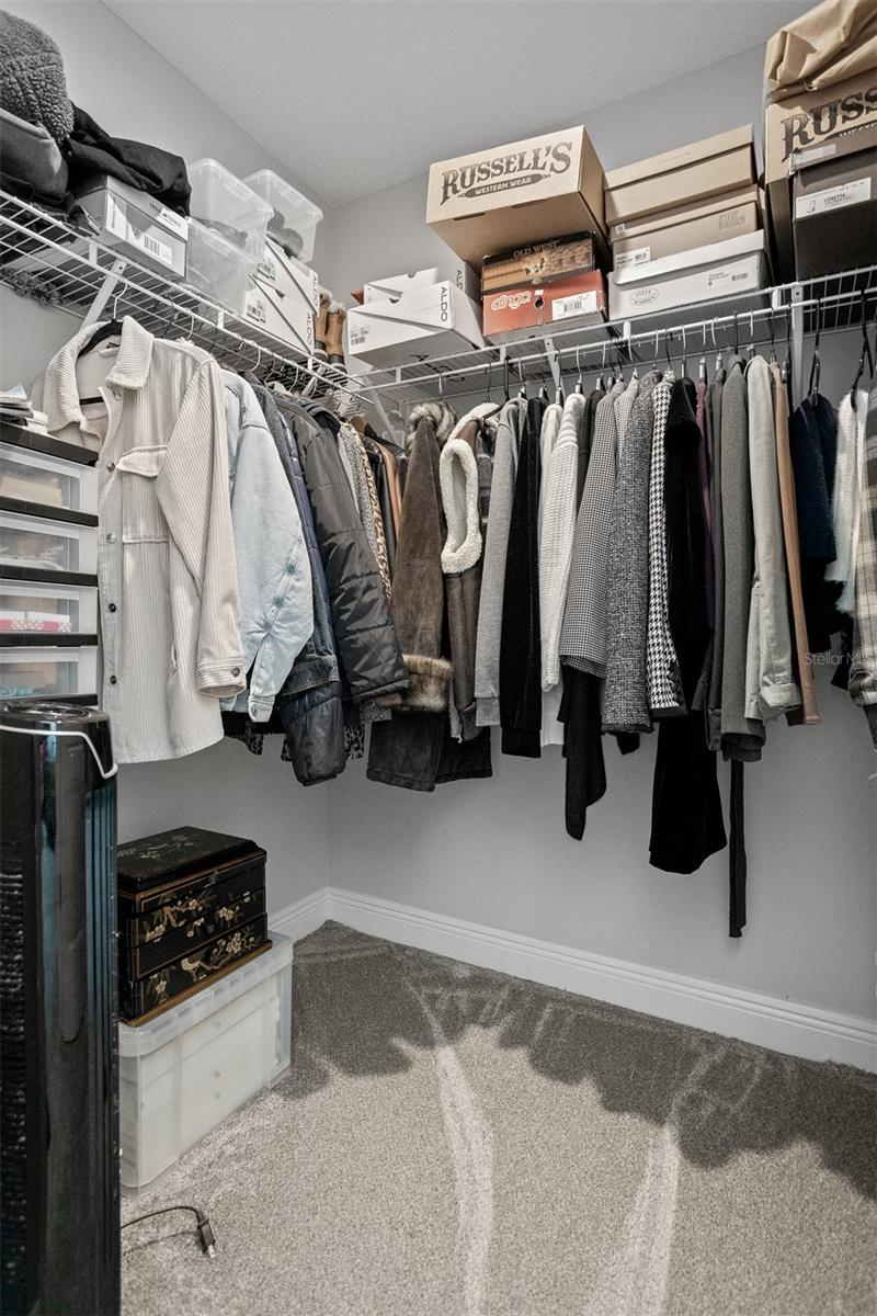 Guest bedroom 2 - walk in closet