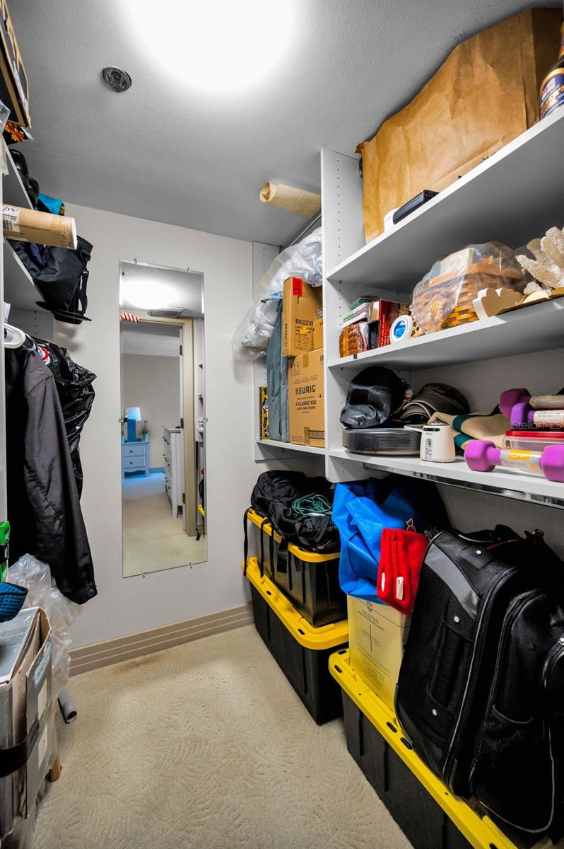 Bedroom #2 Walk-in Closet