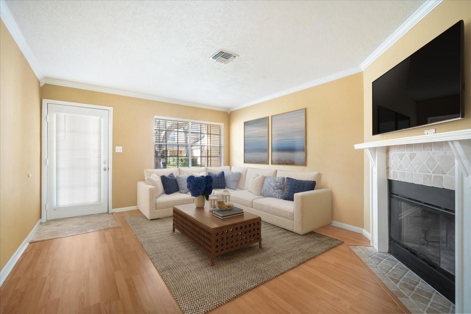 Staged Living Area