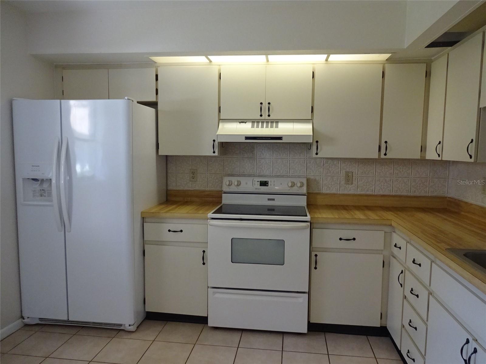 kitchen...newer refrigerator and dishwasher