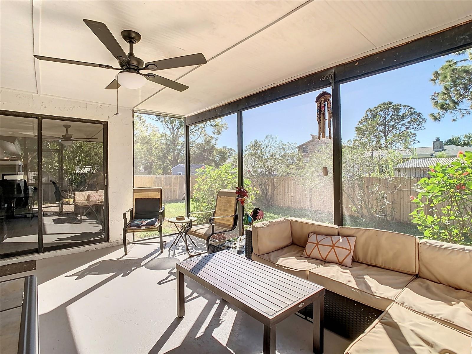 Rear Screened Porch