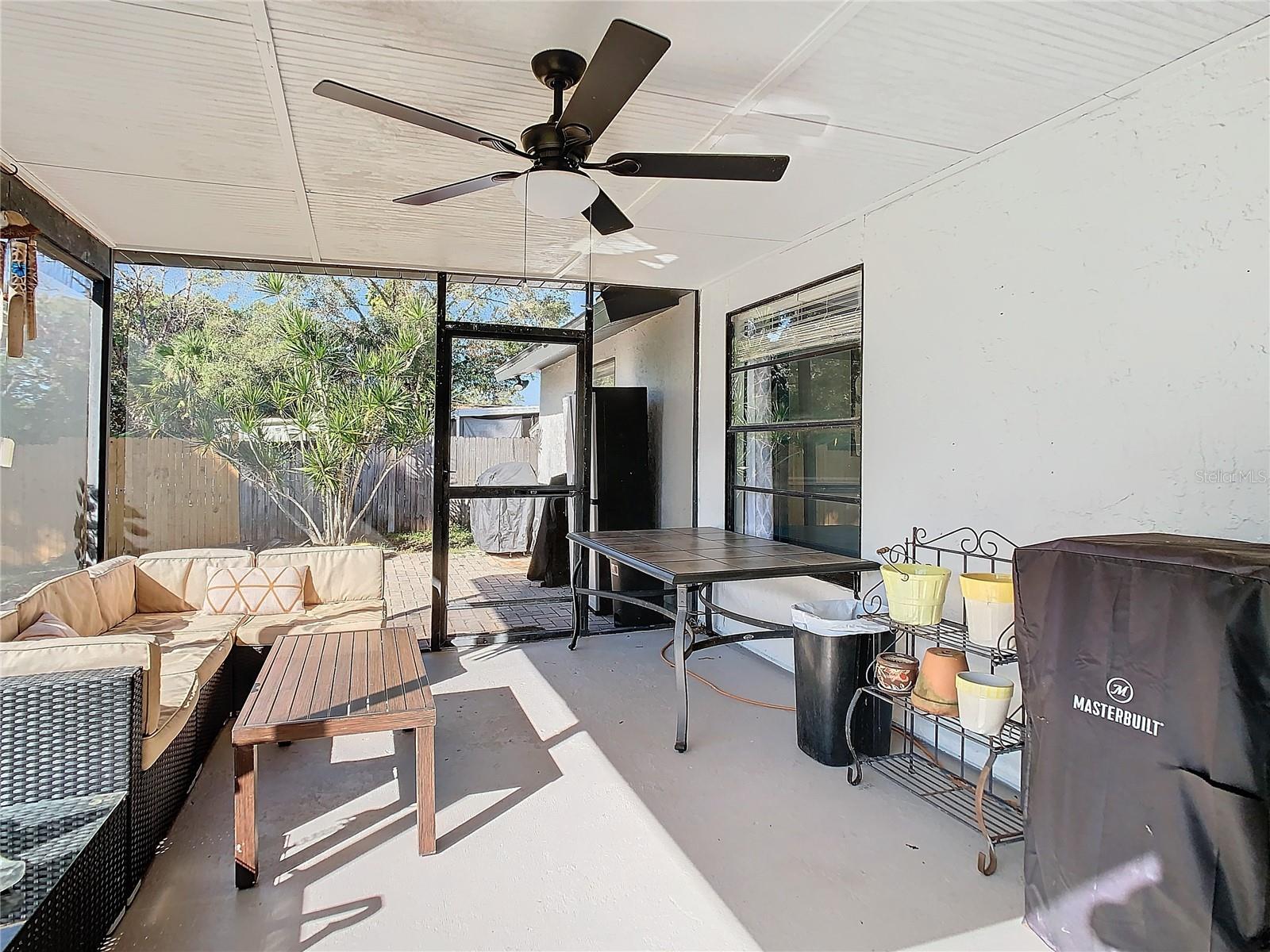 Rear Screened Porch