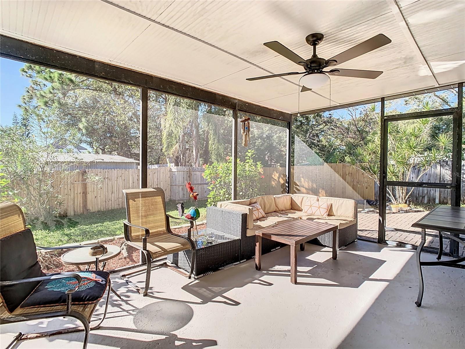 Rear Screened Porch