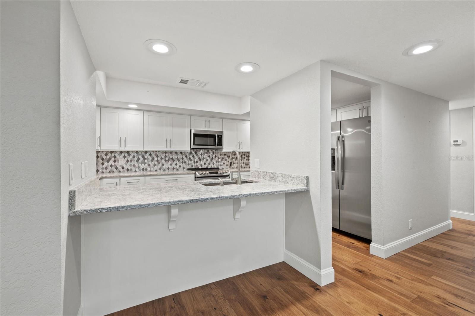 Breakfast Bar in Kitchen