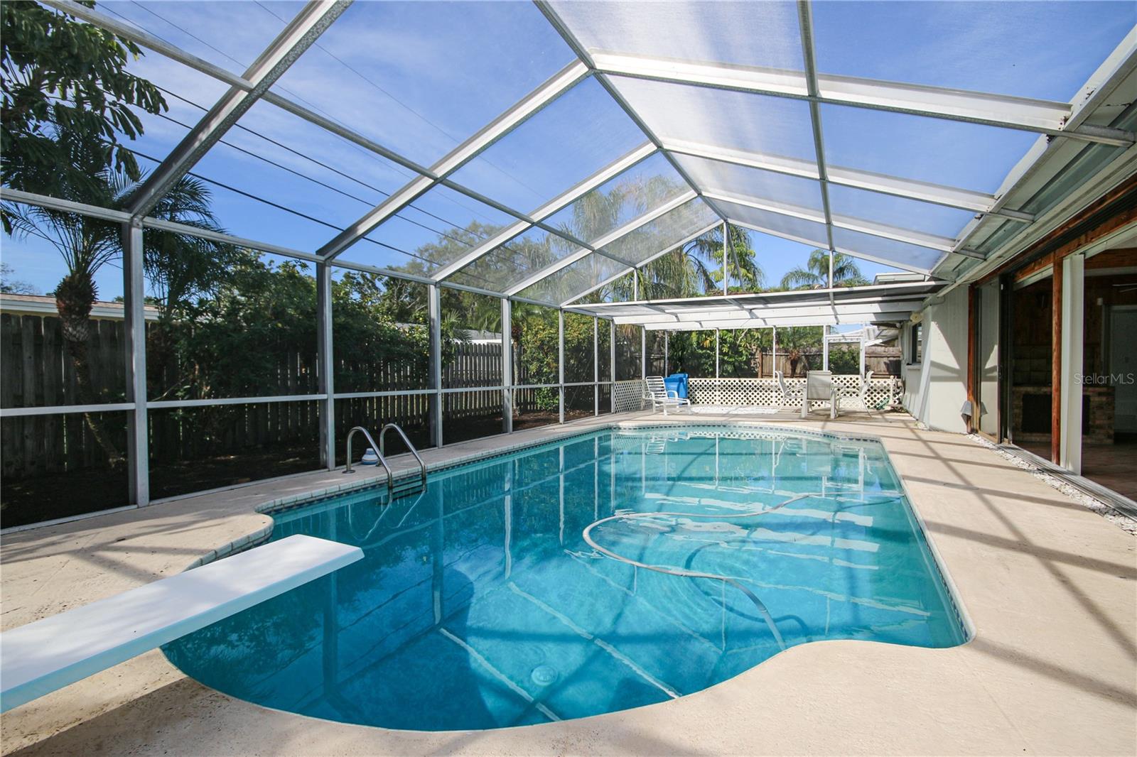 Pool with Diving Board