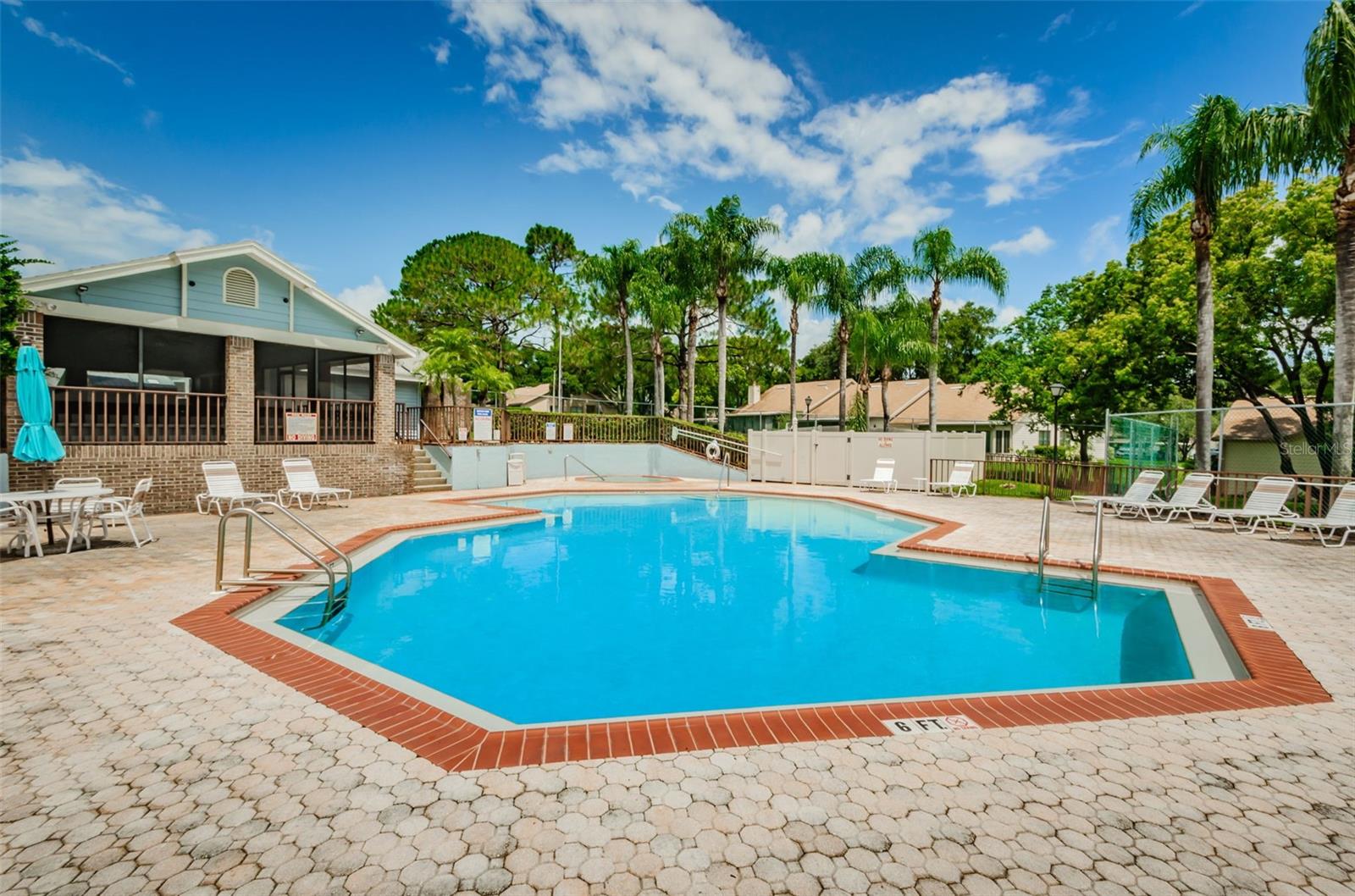 Enjoy the community clubhouse and swimming pool