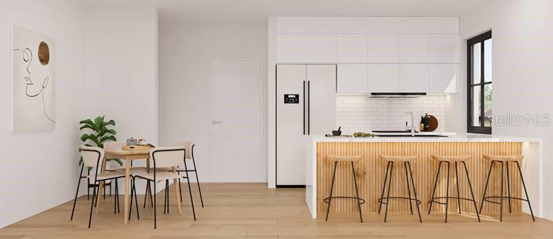 Kitchen, Dining Area, Breakfast Bar