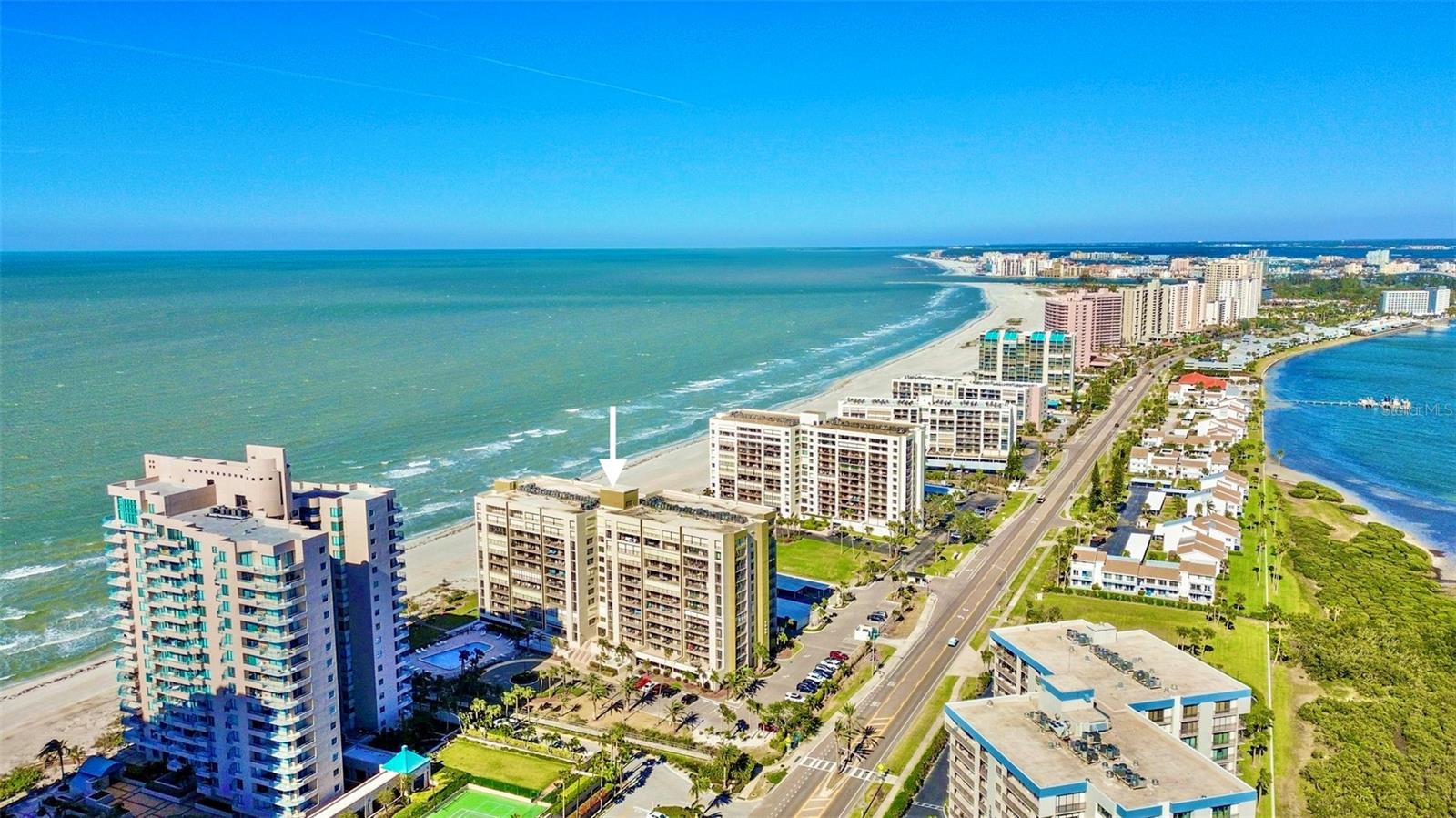 Stunning view of the Gulf Beach AND the Intracoastal Waterway from #1107 South Beach IV