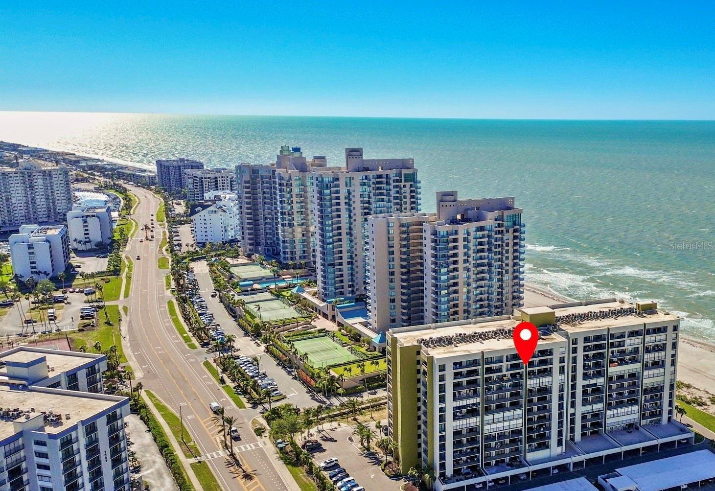 View looking SouthWest over South Beach IV