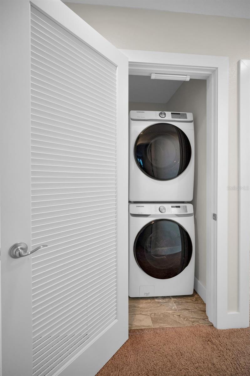 2nd floor Hallway has stacked Washer and Dryer..Convenient!