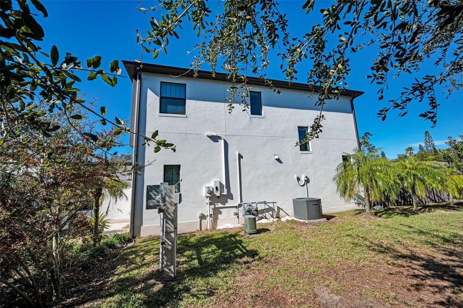 Side of Townhome w/ community green area