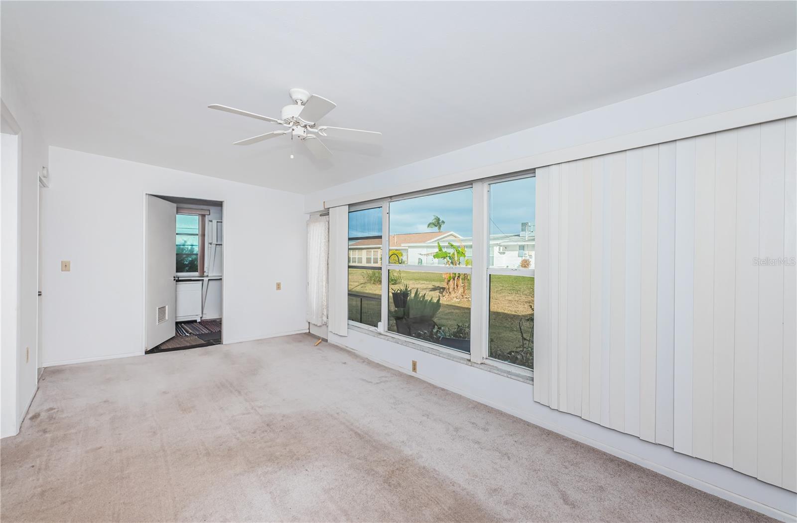 Beautiful picture windows overlooking your spacious backyard