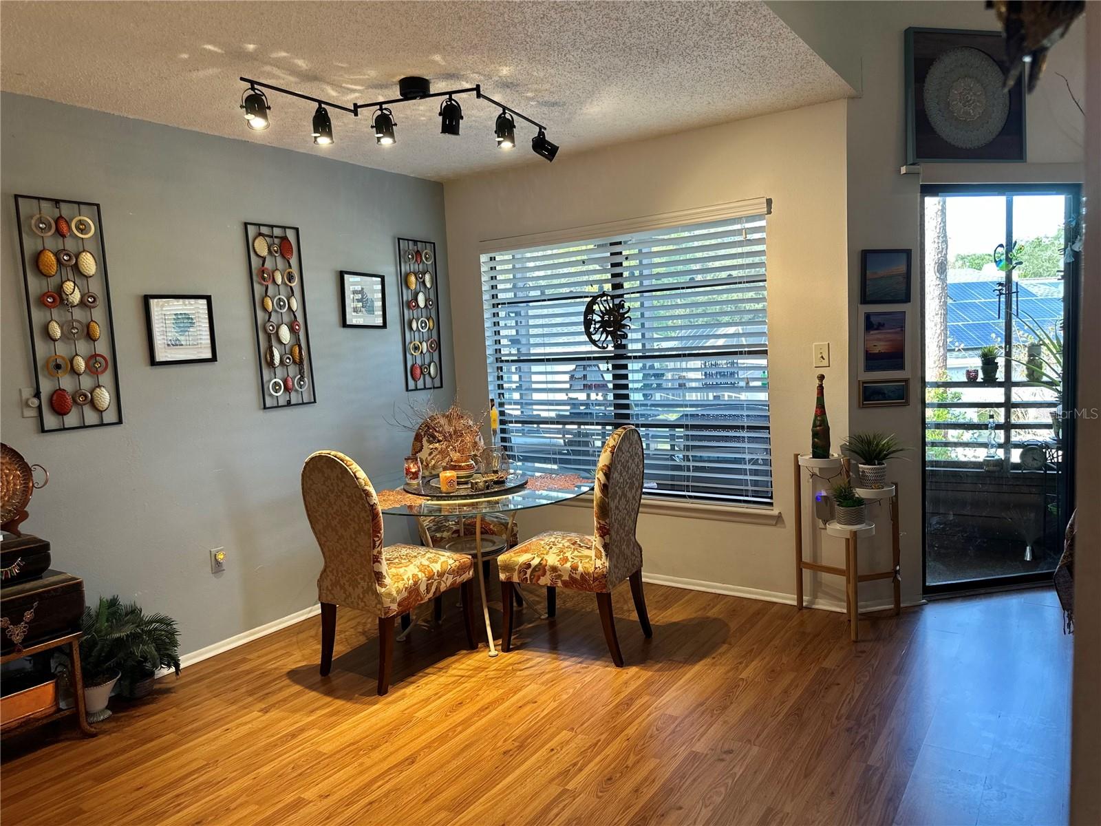 Dining area opens to Balcony