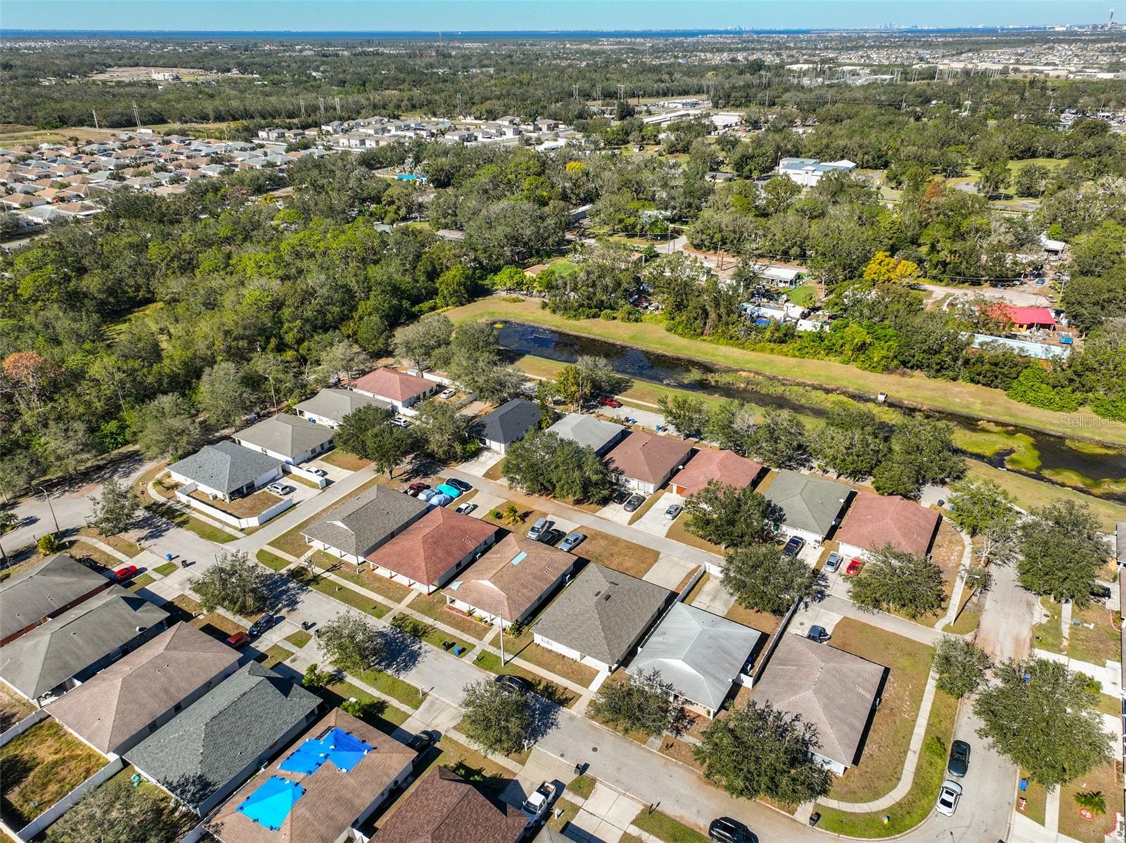 Aerial Home & Bayou Pass