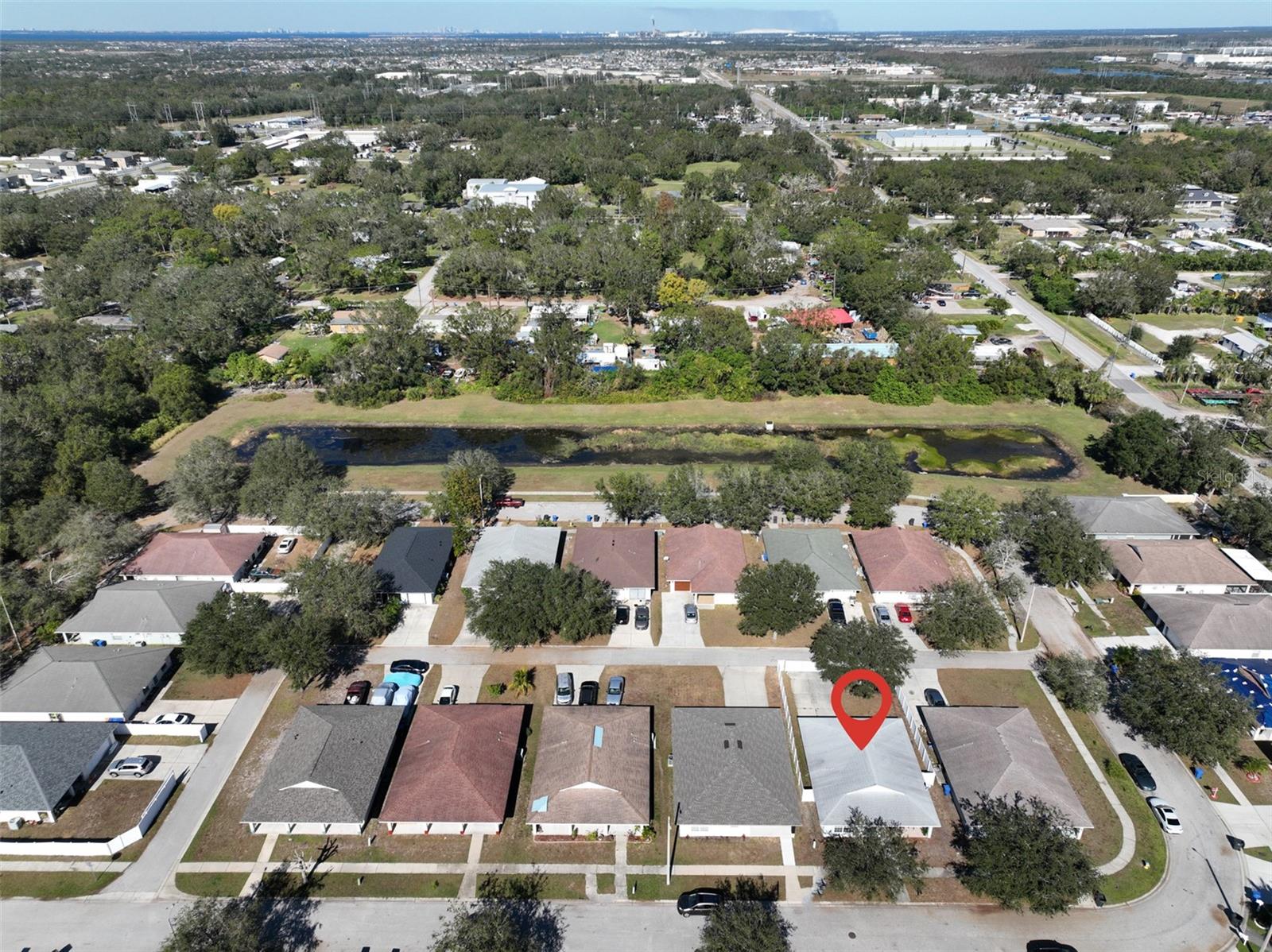 Aerial Home & Bayou Pass