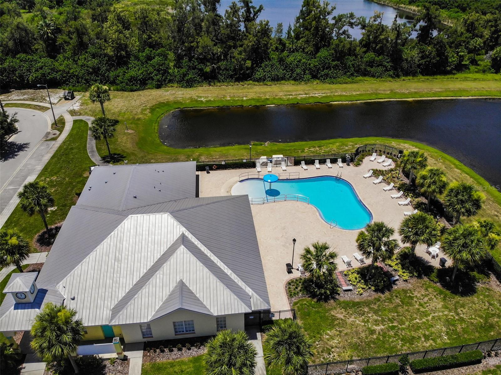 Aerial Community Pool