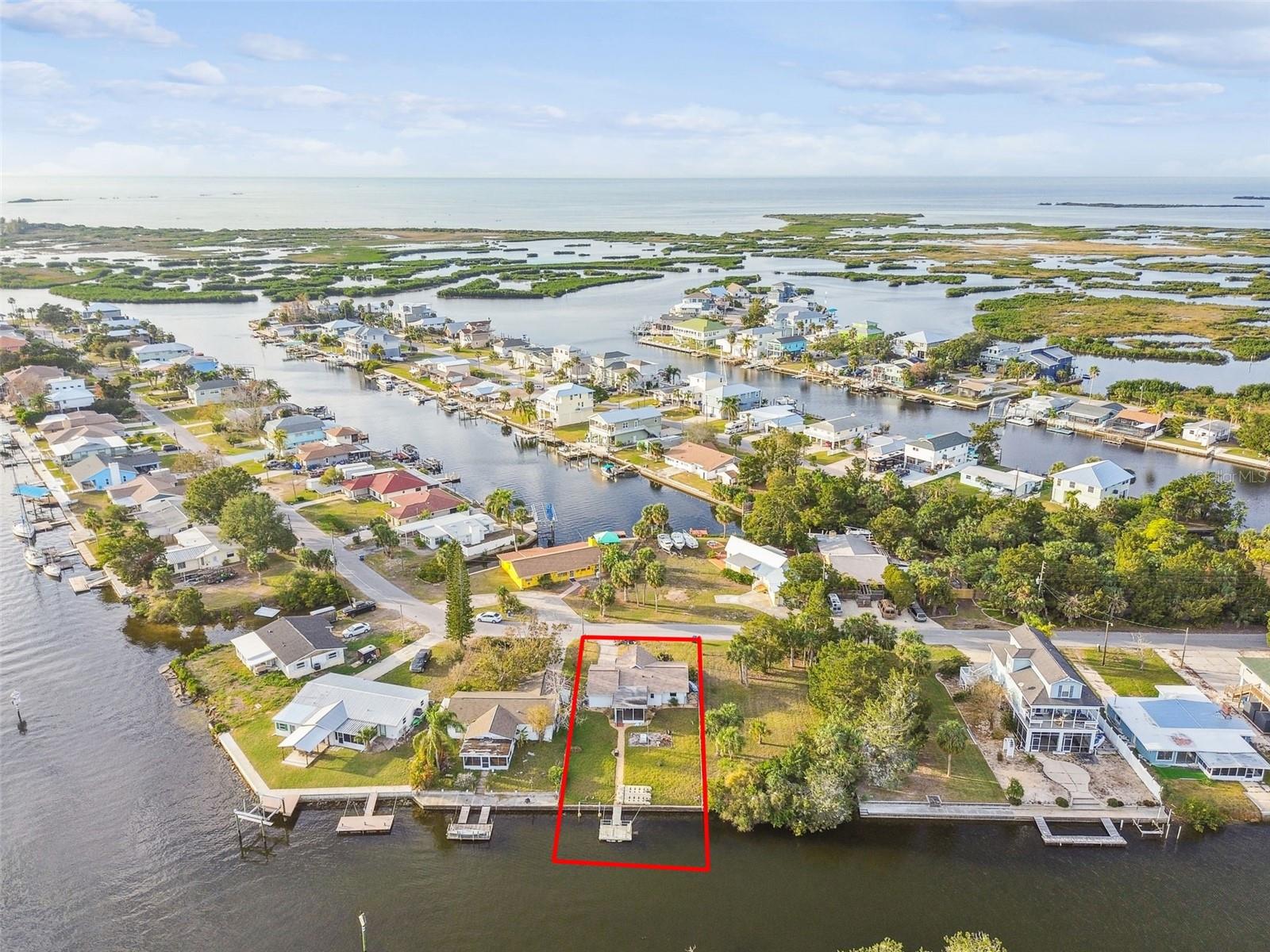 safe swimming area with great proximity to the open Gulf waters